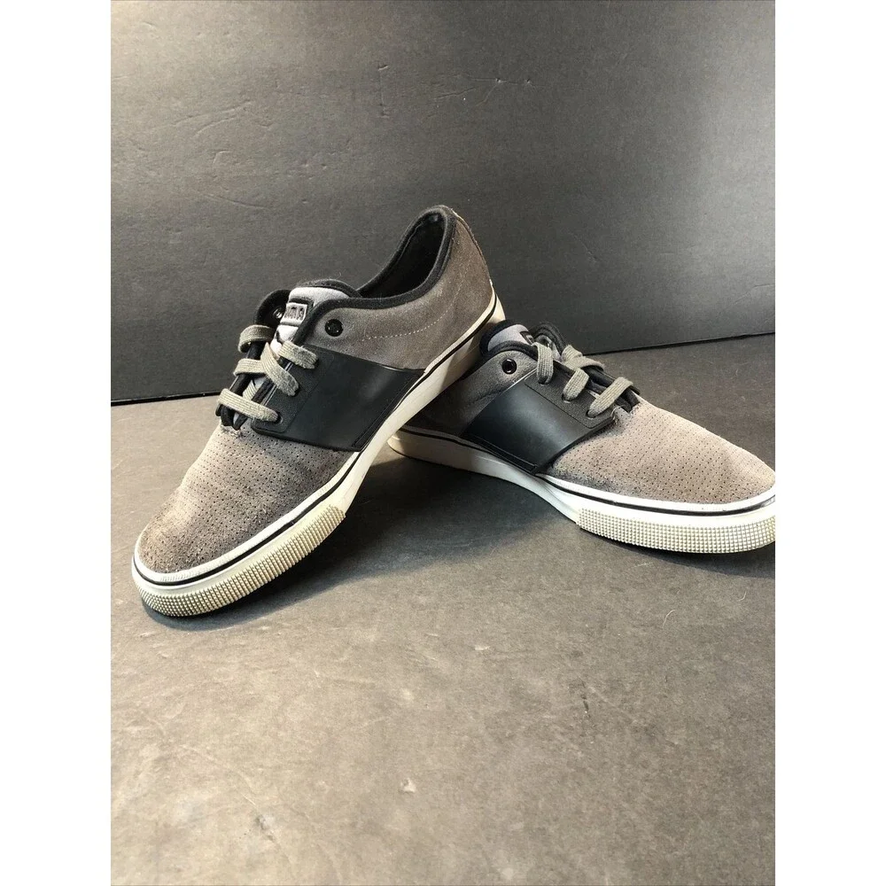 Puma Shoes Sport Lifestyle El Ace Gray Perforated Suede Fashion Sneakers Men 8